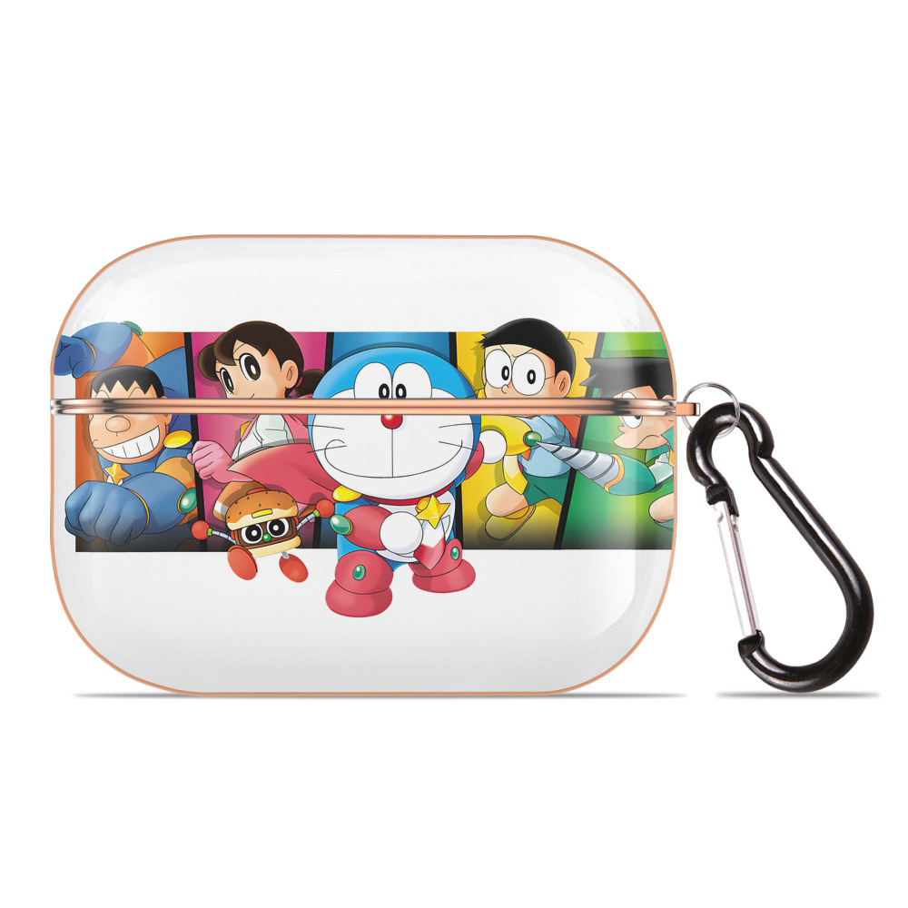 （画像用） ドラえもん Doraemon 【AirPods Pro用】ハードシェル保護ケース｜耐衝撃・防指紋・カラビナ付き商品仕様