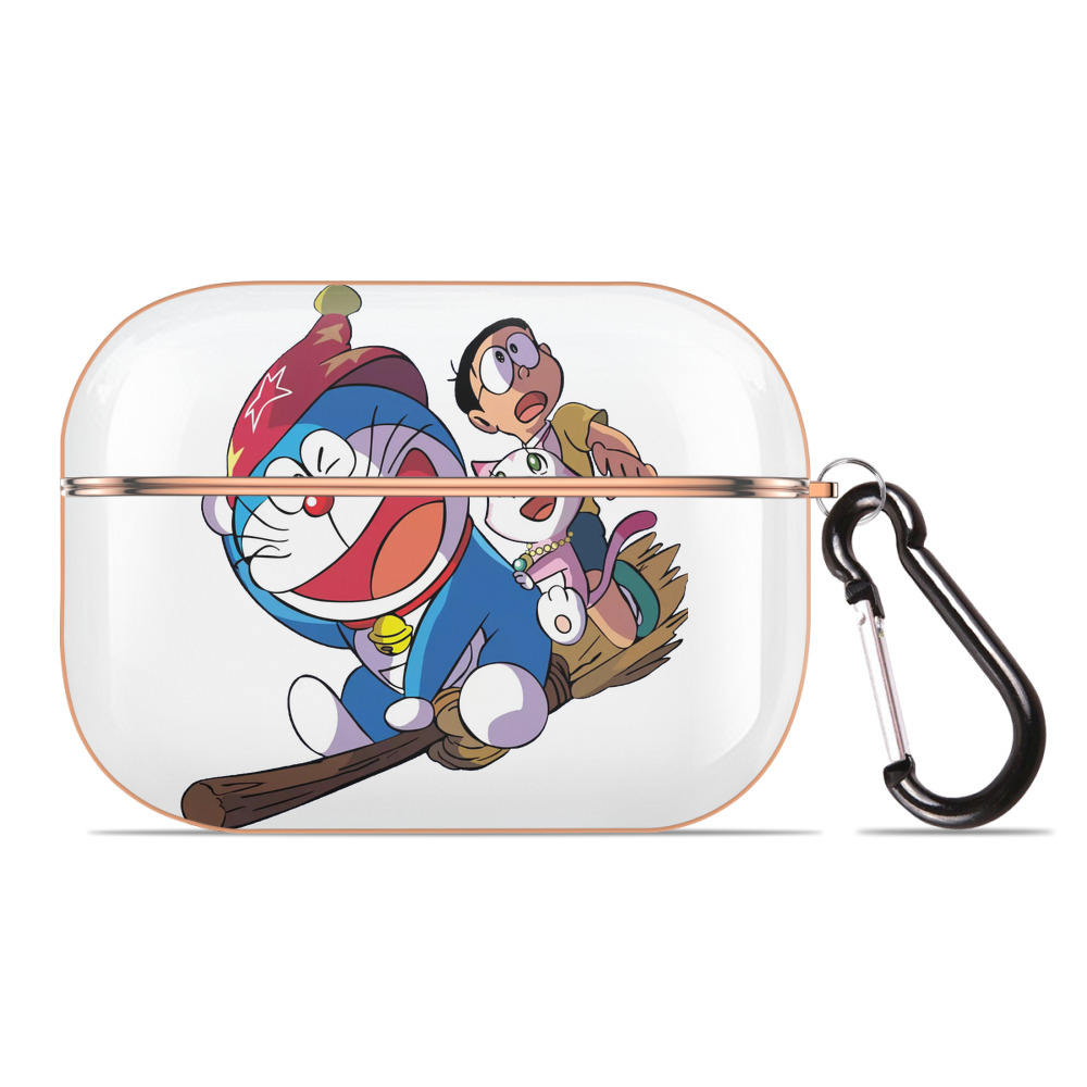（画像用） ドラえもん Doraemon 【AirPods Pro用】ハードシェル保護ケース｜耐衝撃・防指紋・カラビナ付き商品仕様
