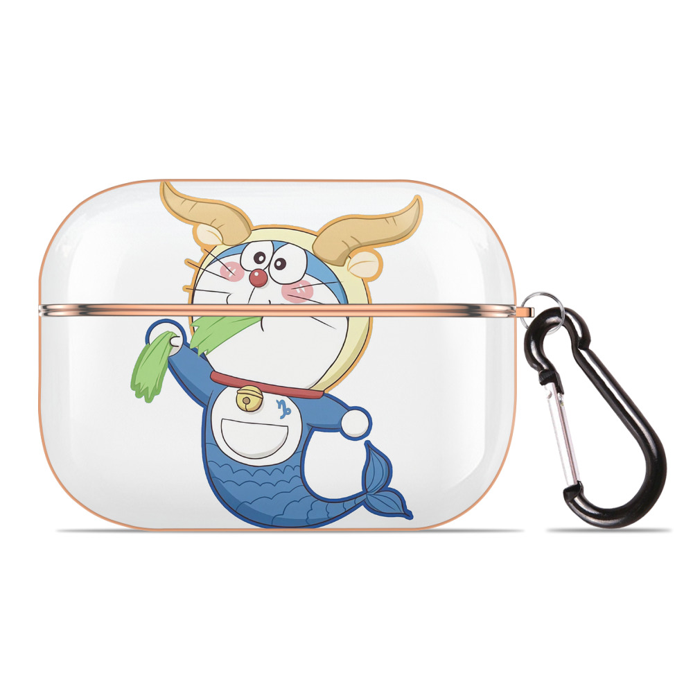 （画像用） ドラえもん Doraemon 【AirPods Pro用】ハードシェル保護ケース｜耐衝撃・防指紋・カラビナ付き商品仕様