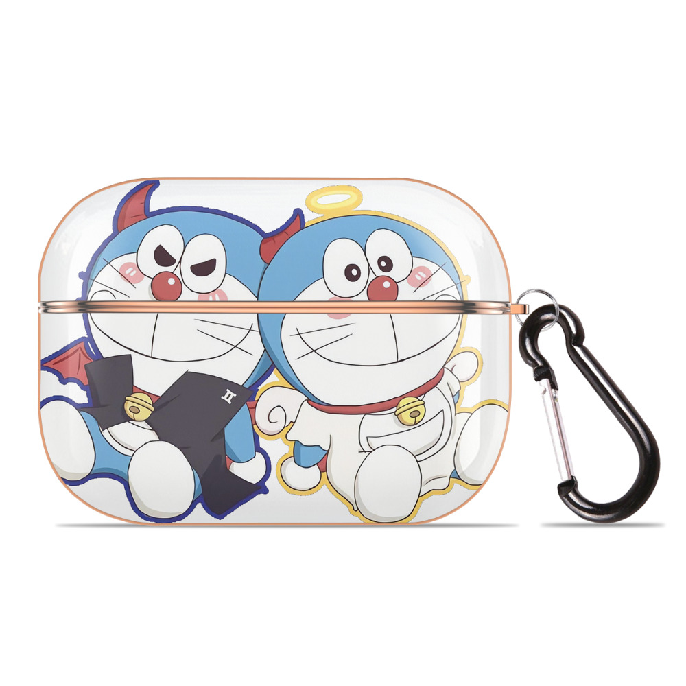 （画像用） ドラえもん Doraemon 【AirPods Pro用】ハードシェル保護ケース｜耐衝撃・防指紋・カラビナ付き商品仕様