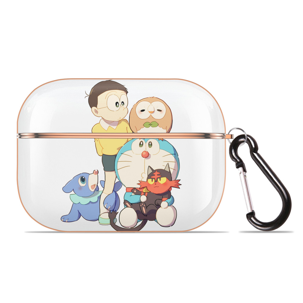 （画像用） ドラえもん Doraemon 【AirPods Pro用】ハードシェル保護ケース｜耐衝撃・防指紋・カラビナ付き商品仕様