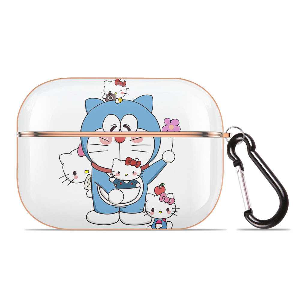 （画像用） ドラえもん Doraemon 【AirPods Pro用】ハードシェル保護ケース｜耐衝撃・防指紋・カラビナ付き商品仕様