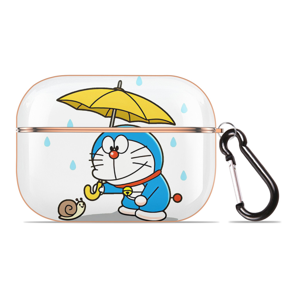 （画像用） ドラえもん Doraemon 【AirPods Pro用】ハードシェル保護ケース｜耐衝撃・防指紋・カラビナ付き商品仕様