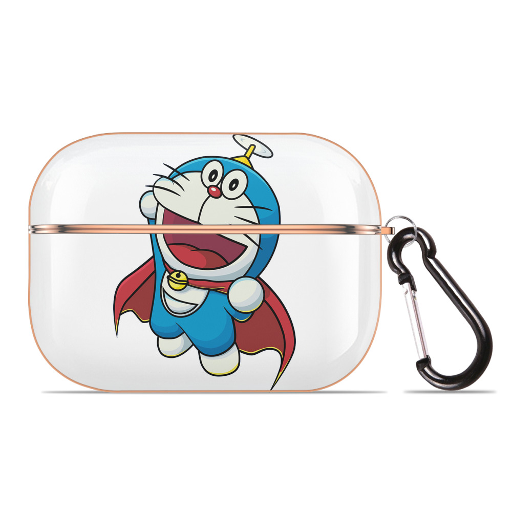 （画像用） ドラえもん Doraemon 【AirPods Pro用】ハードシェル保護ケース｜耐衝撃・防指紋・カラビナ付き商品仕様