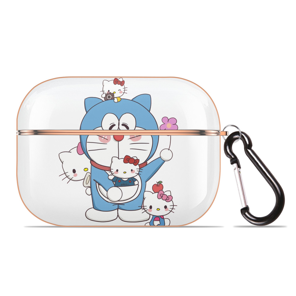 （画像用） ドラえもん Doraemon 【AirPods Pro用】ハードシェル保護ケース｜耐衝撃・防指紋・カラビナ付き商品仕様