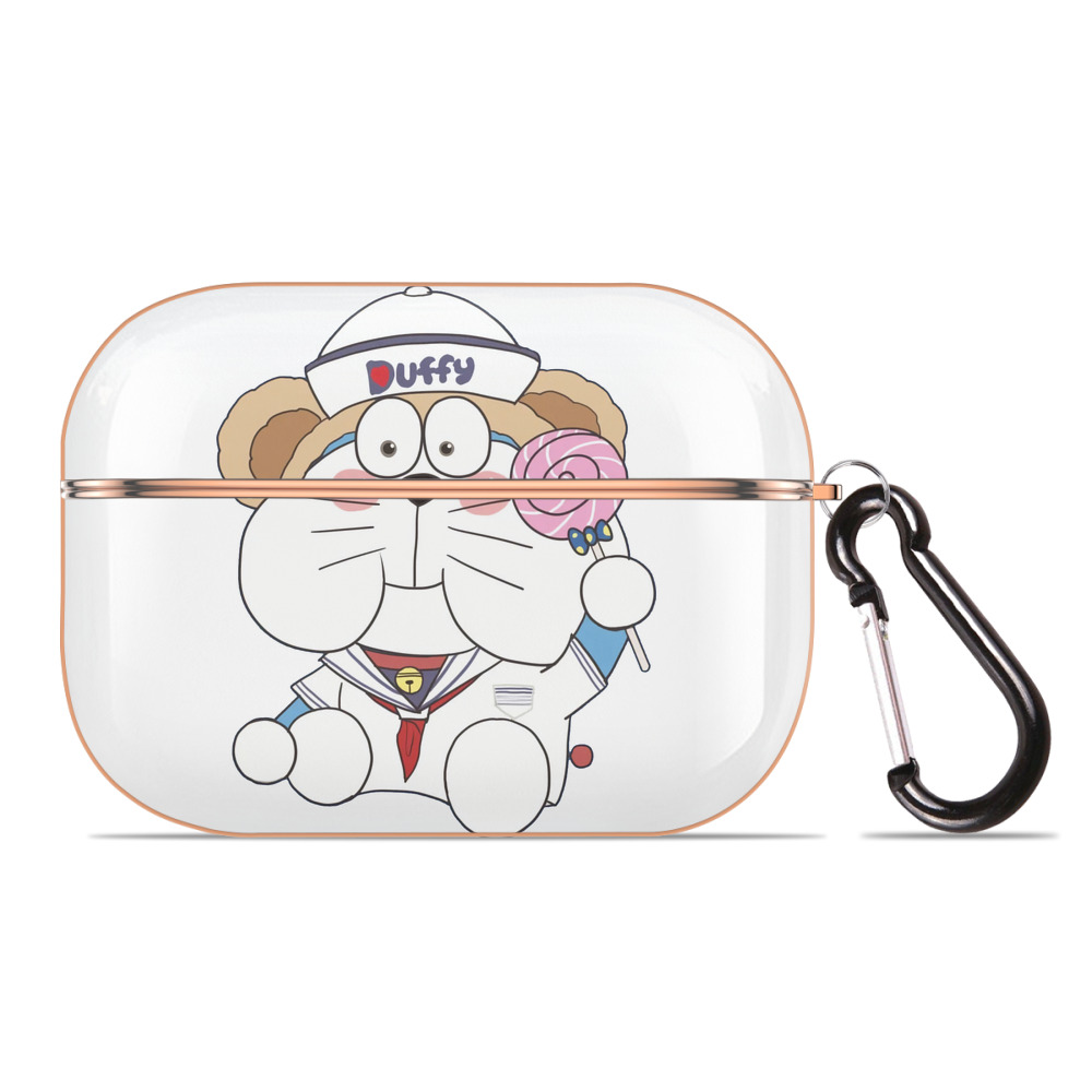 （画像用） ドラえもん Doraemon 【AirPods Pro用】ハードシェル保護ケース｜耐衝撃・防指紋・カラビナ付き商品仕様