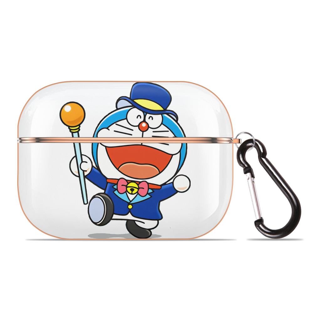 （画像用） ドラえもん Doraemon 【AirPods Pro用】ハードシェル保護ケース｜耐衝撃・防指紋・カラビナ付き商品仕様