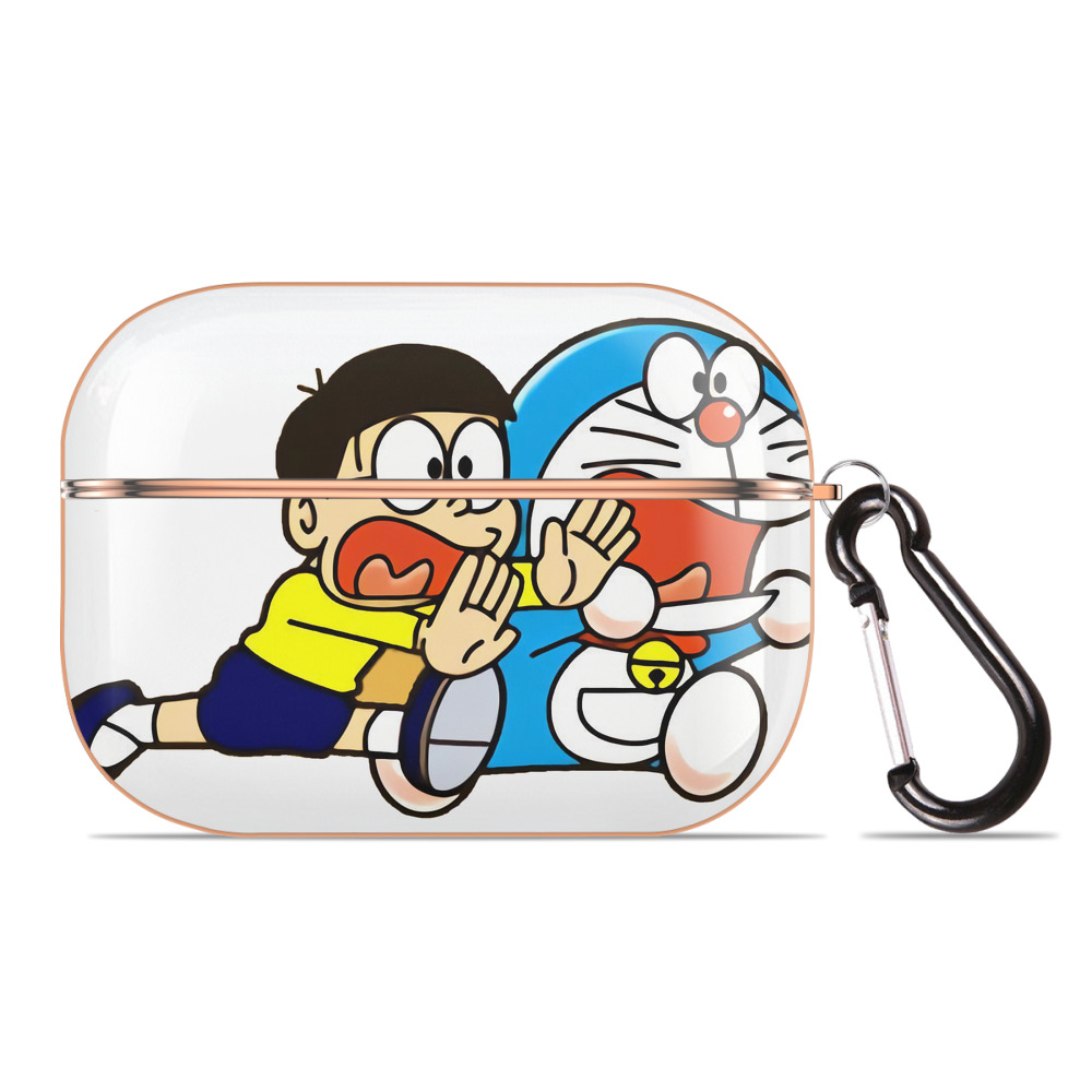 （画像用） ドラえもん Doraemon 【AirPods Pro用】ハードシェル保護ケース｜耐衝撃・防指紋・カラビナ付き商品仕様