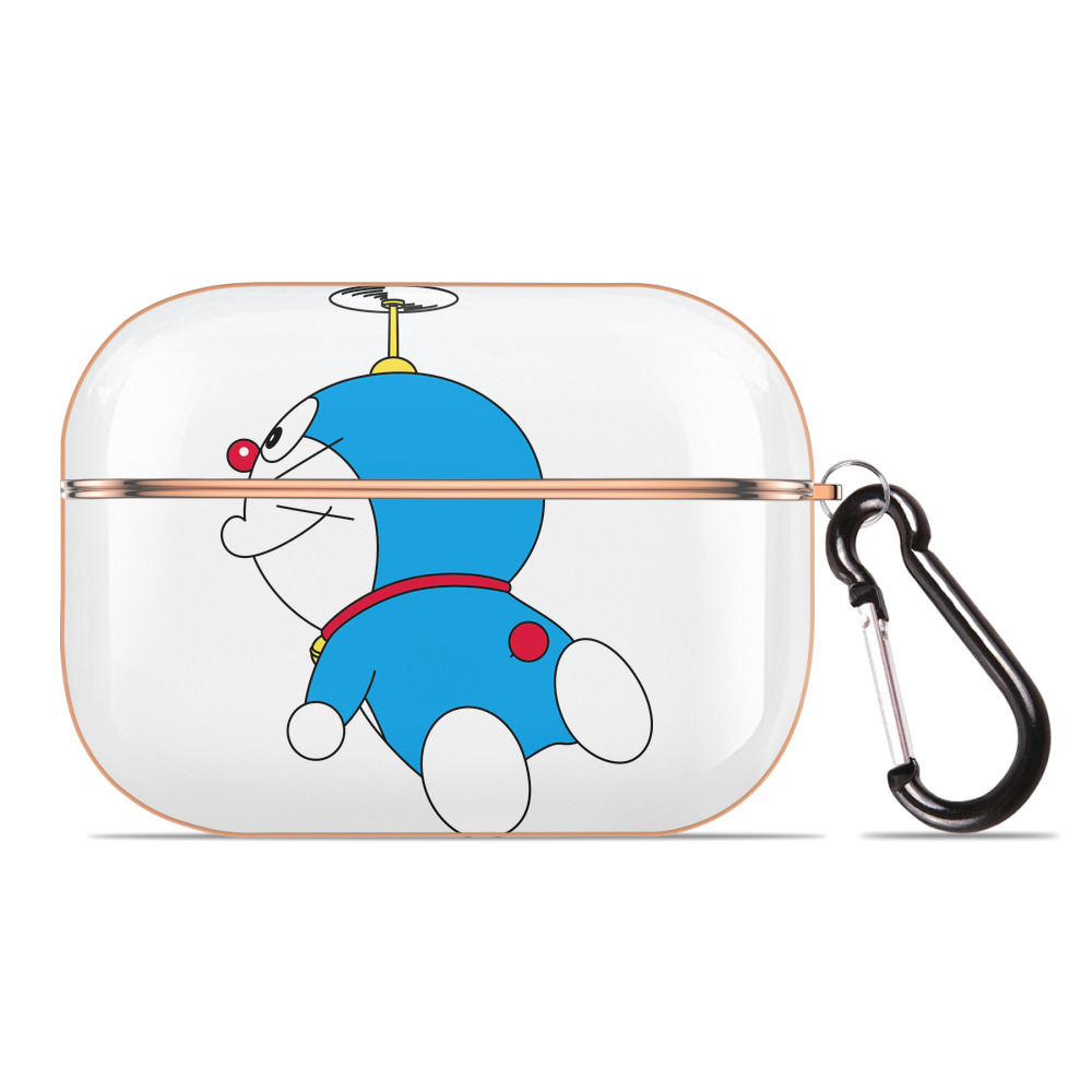 （画像用） ドラえもん Doraemon 【AirPods Pro用】ハードシェル保護ケース｜耐衝撃・防指紋・カラビナ付き商品仕様