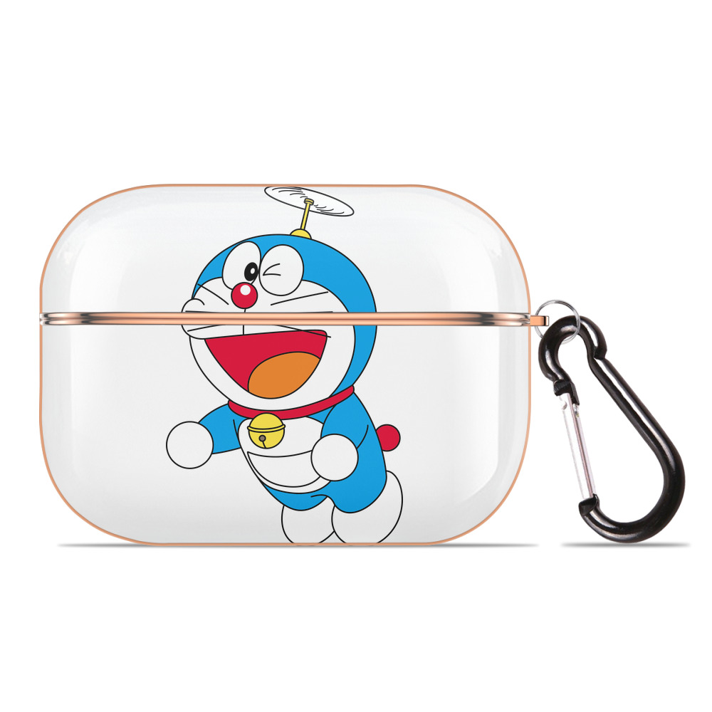 （画像用） ドラえもん Doraemon 【AirPods Pro用】ハードシェル保護ケース｜耐衝撃・防指紋・カラビナ付き商品仕様