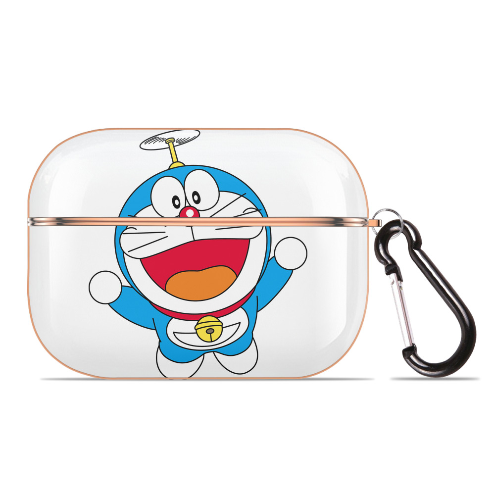 （画像用） ドラえもん Doraemon 【AirPods Pro用】ハードシェル保護ケース｜耐衝撃・防指紋・カラビナ付き商品仕様