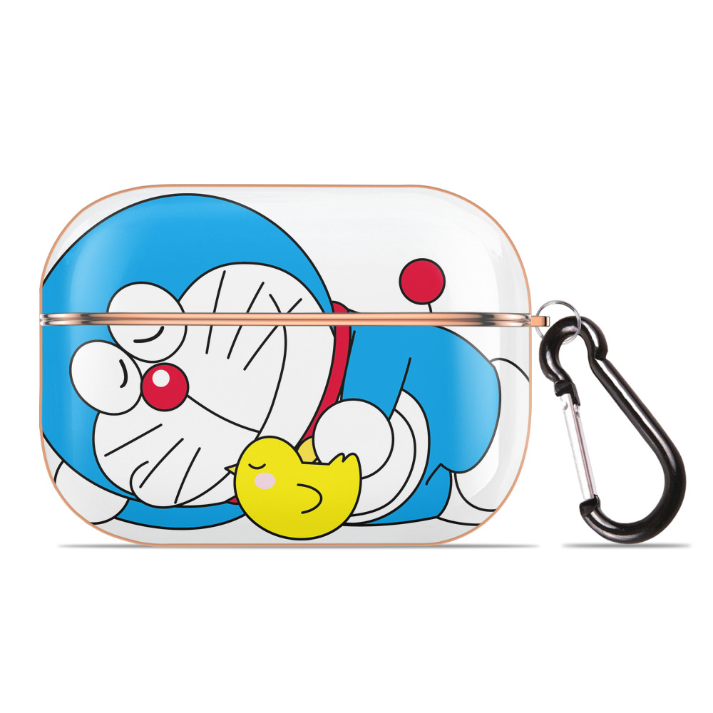 （画像用） ドラえもん Doraemon 【AirPods Pro用】ハードシェル保護ケース｜耐衝撃・防指紋・カラビナ付き商品仕様