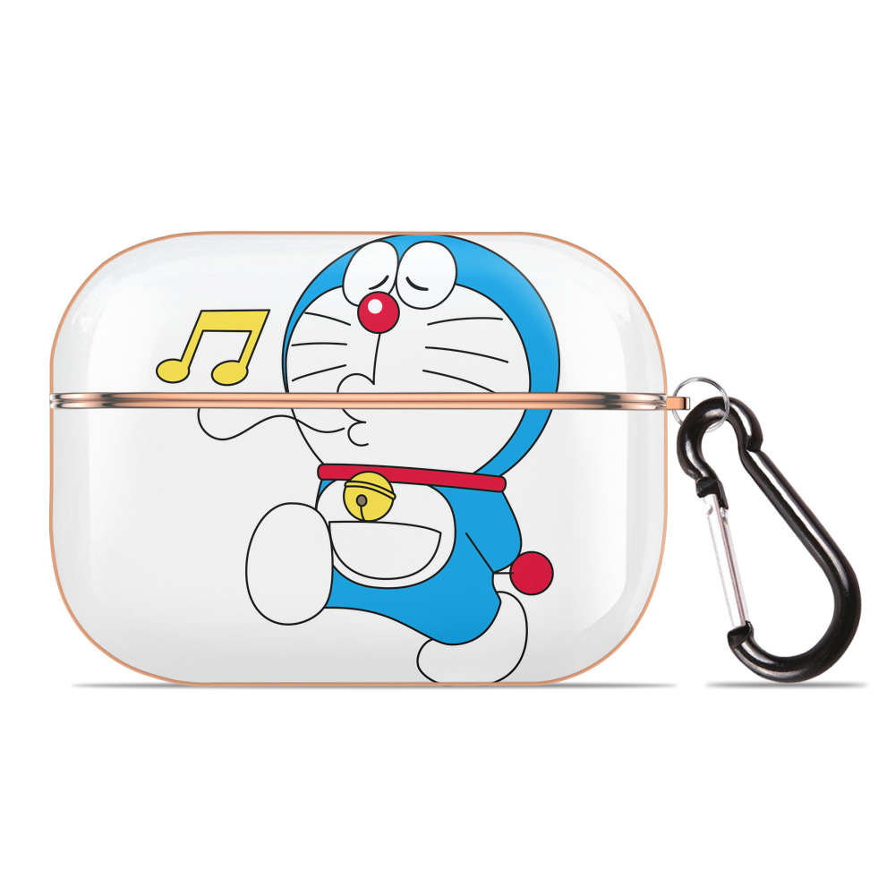 （画像用） ドラえもん Doraemon 【AirPods Pro用】ハードシェル保護ケース｜耐衝撃・防指紋・カラビナ付き商品仕様