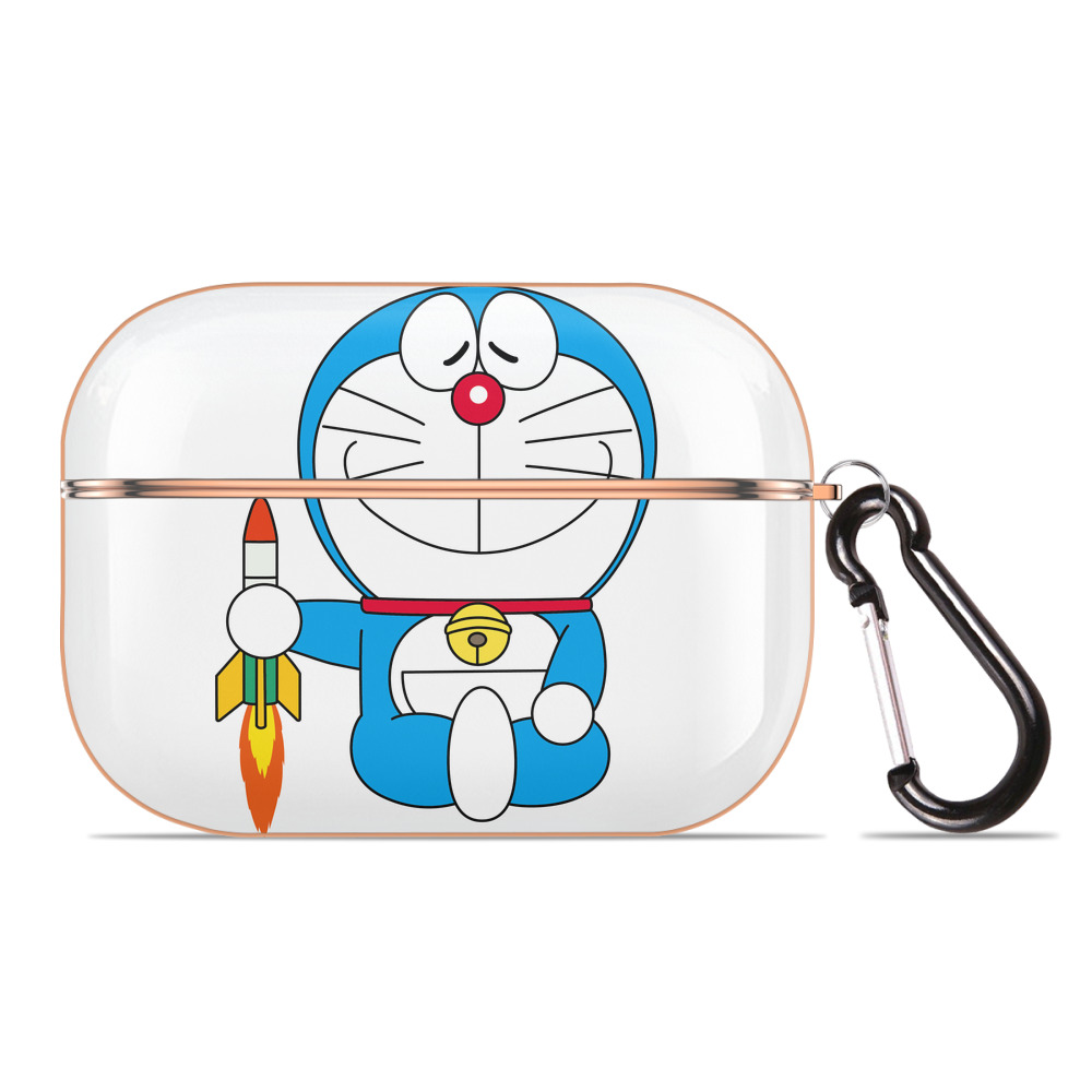 （画像用） ドラえもん Doraemon 【AirPods Pro用】ハードシェル保護ケース｜耐衝撃・防指紋・カラビナ付き商品仕様
