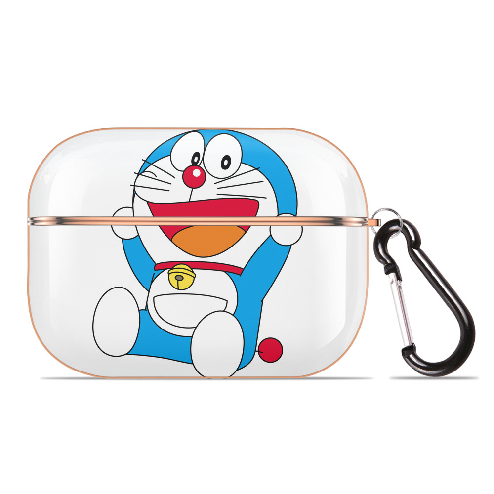 （画像用） ドラえもん Doraemon 【AirPods Pro用】ハードシェル保護ケース｜耐衝撃・防指紋・カラビナ付き商品仕様