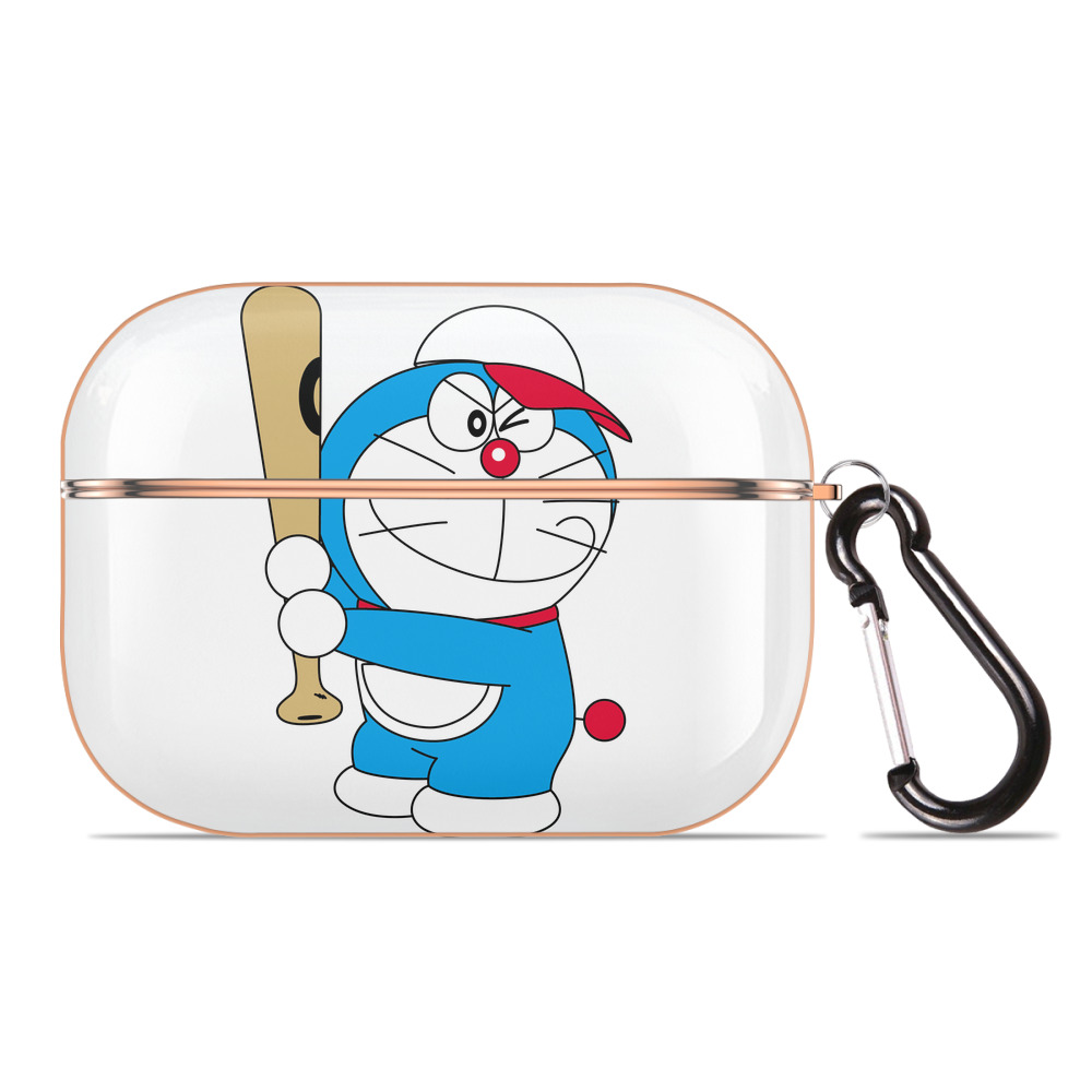 （画像用） ドラえもん Doraemon 【AirPods Pro用】ハードシェル保護ケース｜耐衝撃・防指紋・カラビナ付き商品仕様