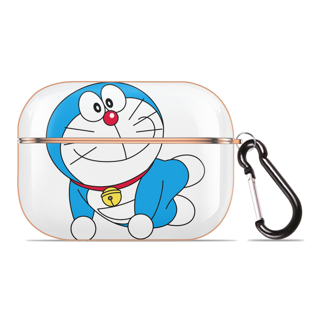 （画像用） ドラえもん Doraemon 【AirPods Pro用】ハードシェル保護ケース｜耐衝撃・防指紋・カラビナ付き商品仕様