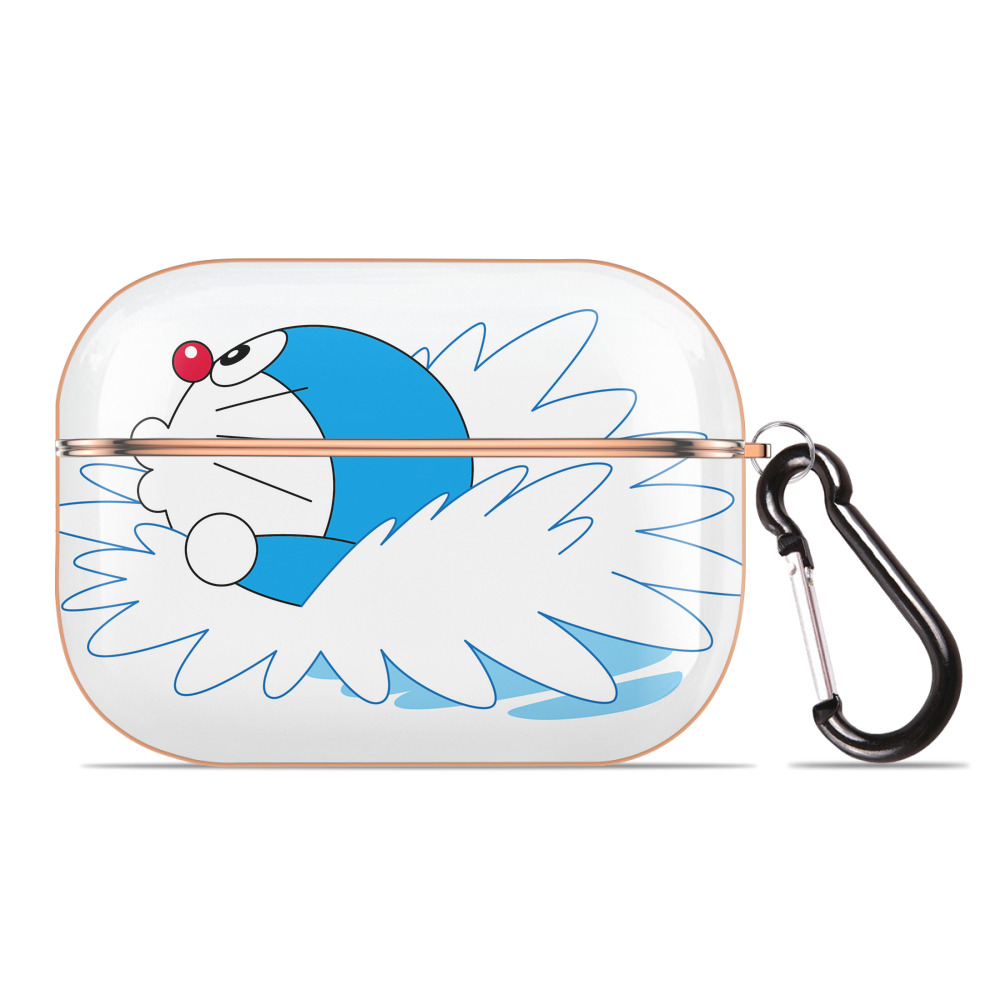 （画像用） ドラえもん Doraemon 【AirPods Pro用】ハードシェル保護ケース｜耐衝撃・防指紋・カラビナ付き商品仕様