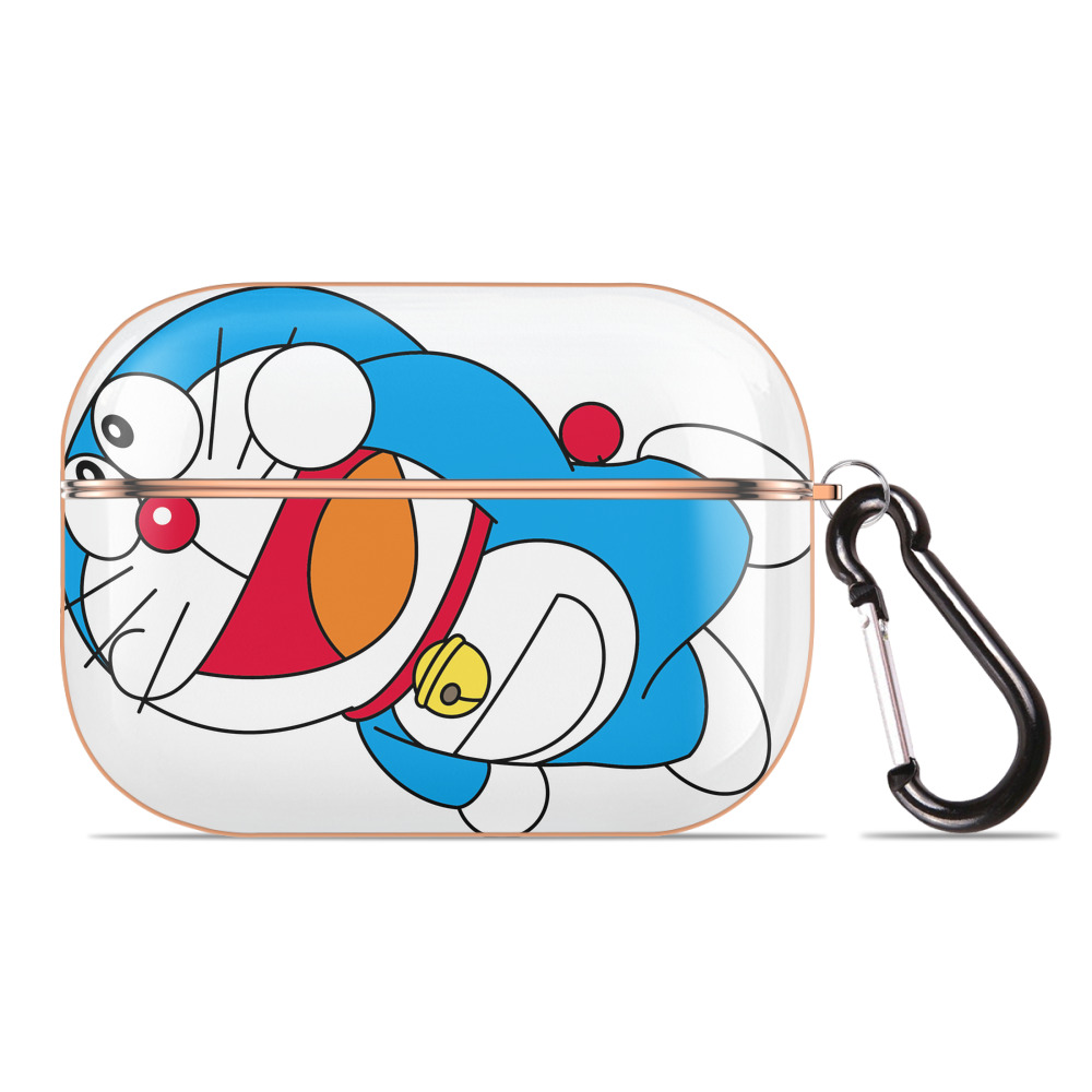 （画像用） ドラえもん Doraemon 【AirPods Pro用】ハードシェル保護ケース｜耐衝撃・防指紋・カラビナ付き商品仕様