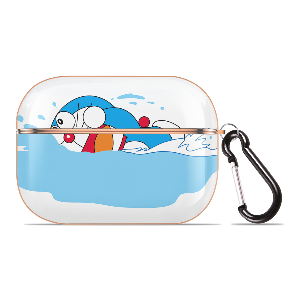 （画像用） ドラえもん Doraemon 【AirPods Pro用】ハードシェル保護ケース｜耐衝撃・防指紋・カラビナ付き商品仕様
