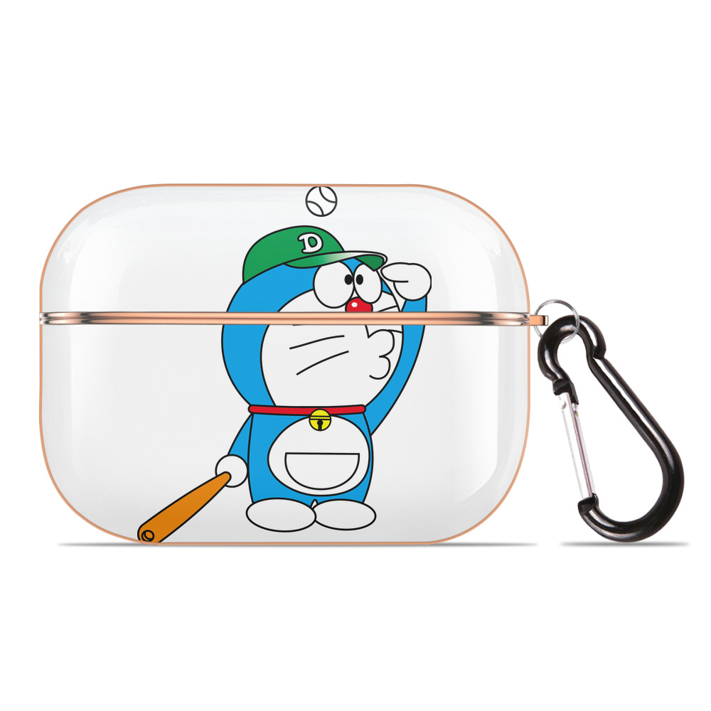 （画像用） ドラえもん Doraemon 【AirPods Pro用】ハードシェル保護ケース｜耐衝撃・防指紋・カラビナ付き商品仕様