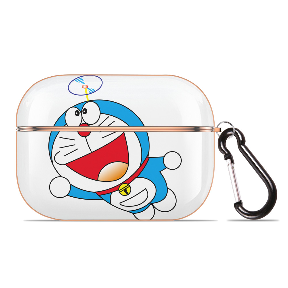 （画像用） ドラえもん Doraemon 【AirPods Pro用】ハードシェル保護ケース｜耐衝撃・防指紋・カラビナ付き商品仕様