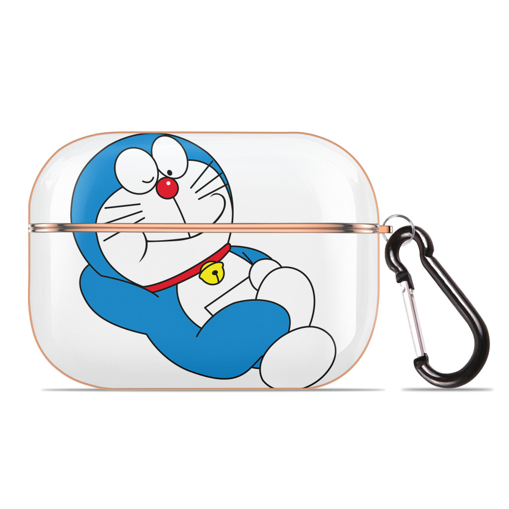 （画像用） ドラえもん Doraemon 【AirPods Pro用】ハードシェル保護ケース｜耐衝撃・防指紋・カラビナ付き商品仕様
