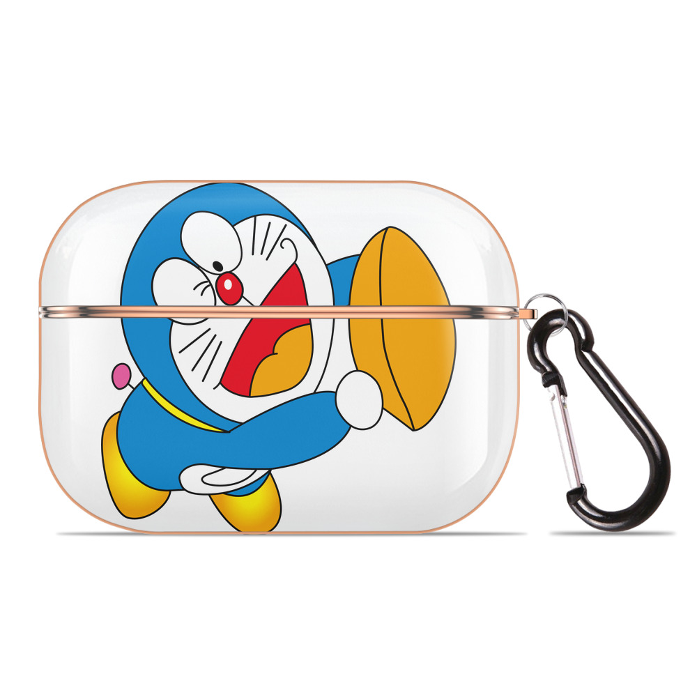 （画像用） ドラえもん Doraemon 【AirPods Pro用】ハードシェル保護ケース｜耐衝撃・防指紋・カラビナ付き商品仕様