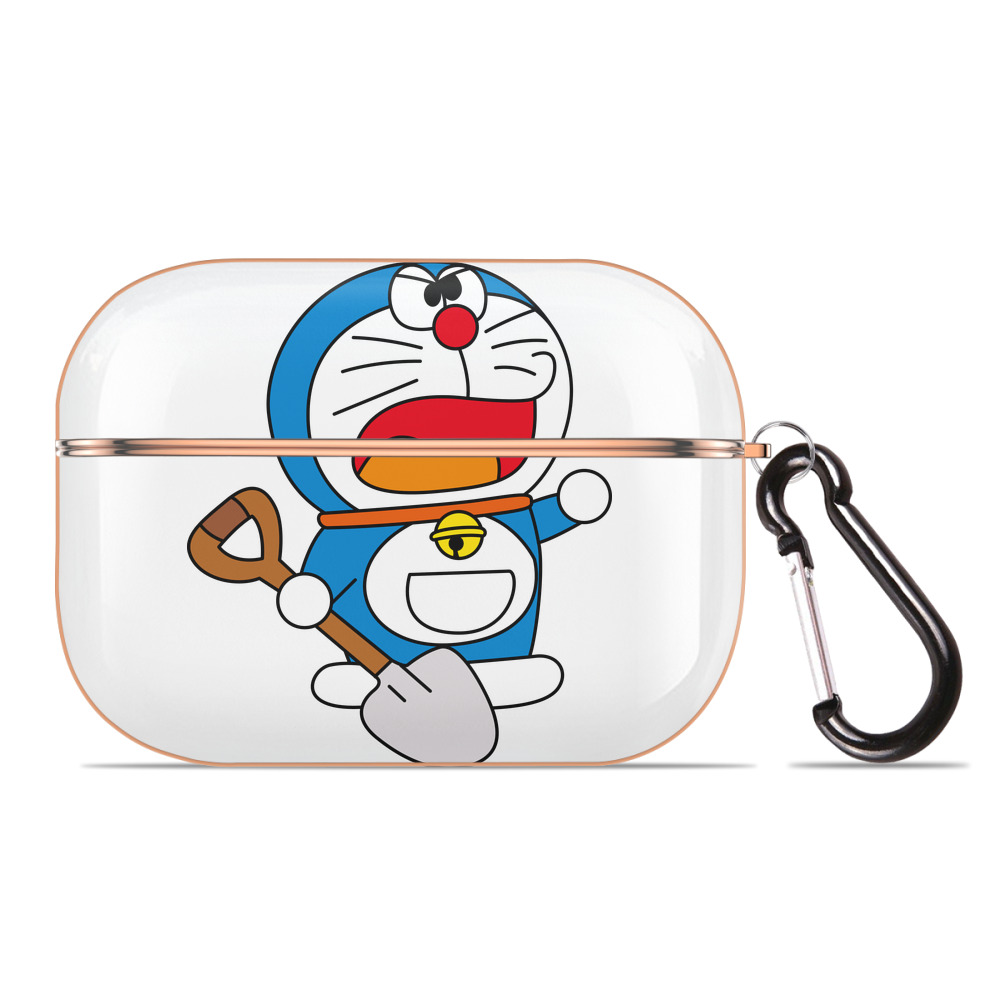 （画像用） ドラえもん Doraemon 【AirPods Pro用】ハードシェル保護ケース｜耐衝撃・防指紋・カラビナ付き商品仕様
