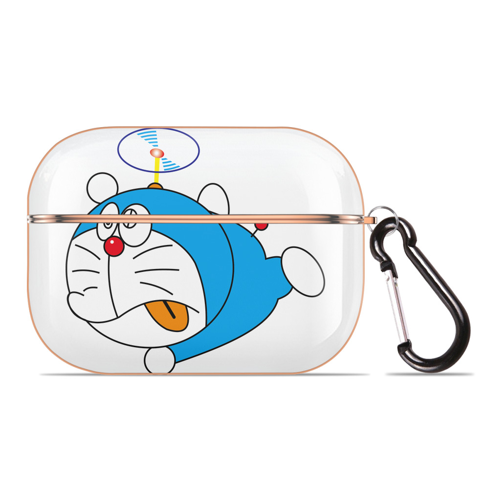（画像用） ドラえもん Doraemon 【AirPods Pro用】ハードシェル保護ケース｜耐衝撃・防指紋・カラビナ付き商品仕様