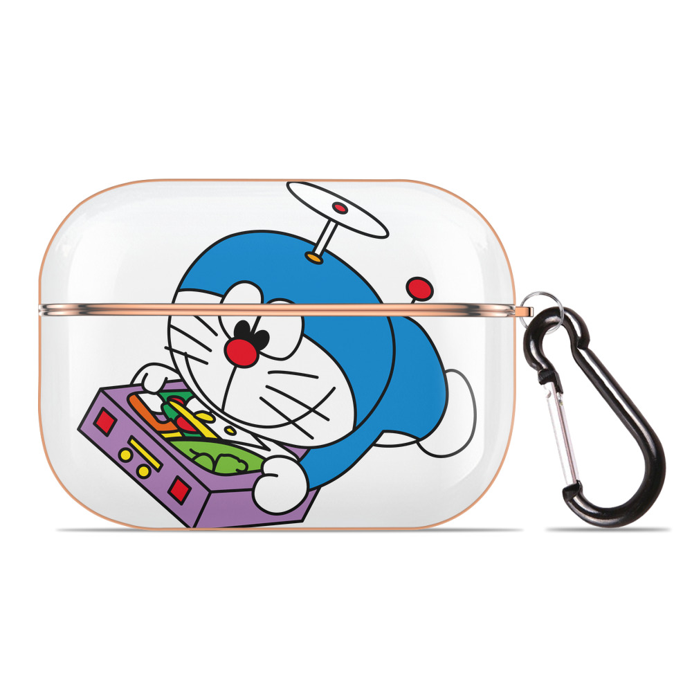 （画像用） ドラえもん Doraemon 【AirPods Pro用】ハードシェル保護ケース｜耐衝撃・防指紋・カラビナ付き商品仕様