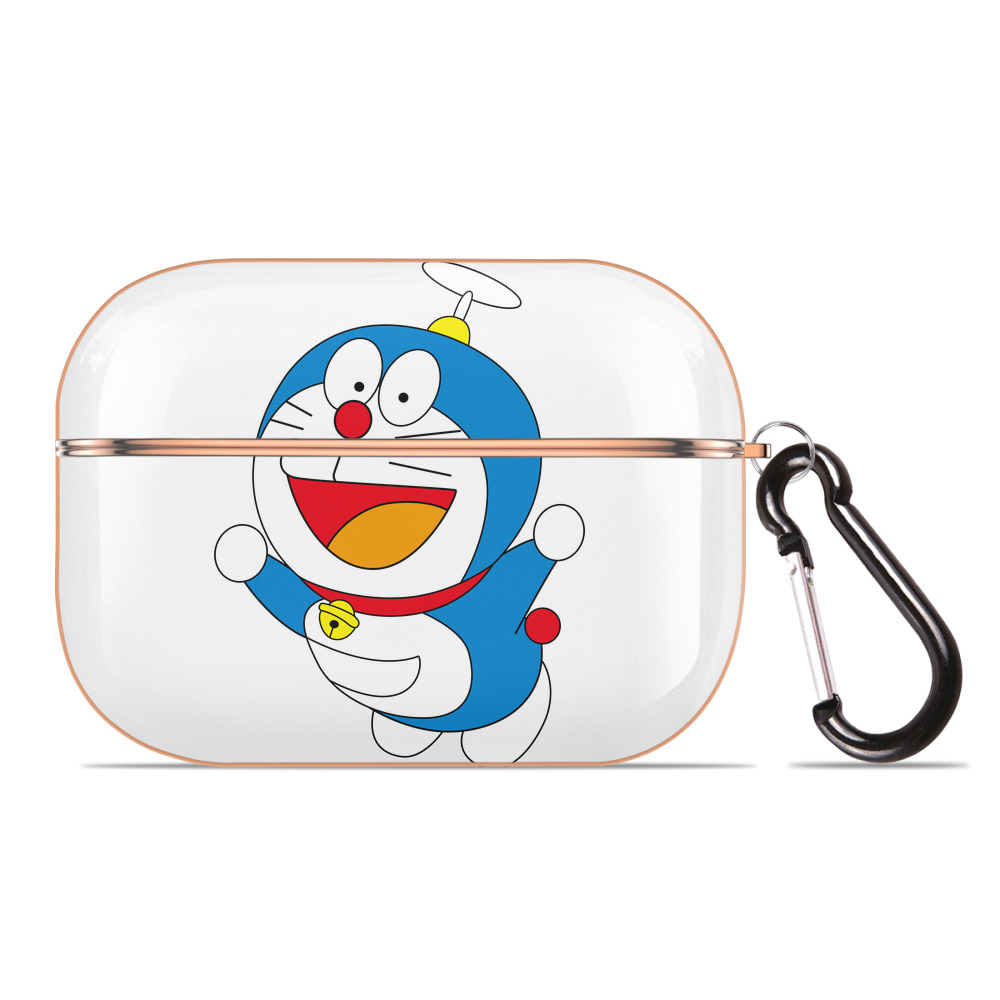 （画像用） ドラえもん Doraemon 【AirPods Pro用】ハードシェル保護ケース｜耐衝撃・防指紋・カラビナ付き商品仕様
