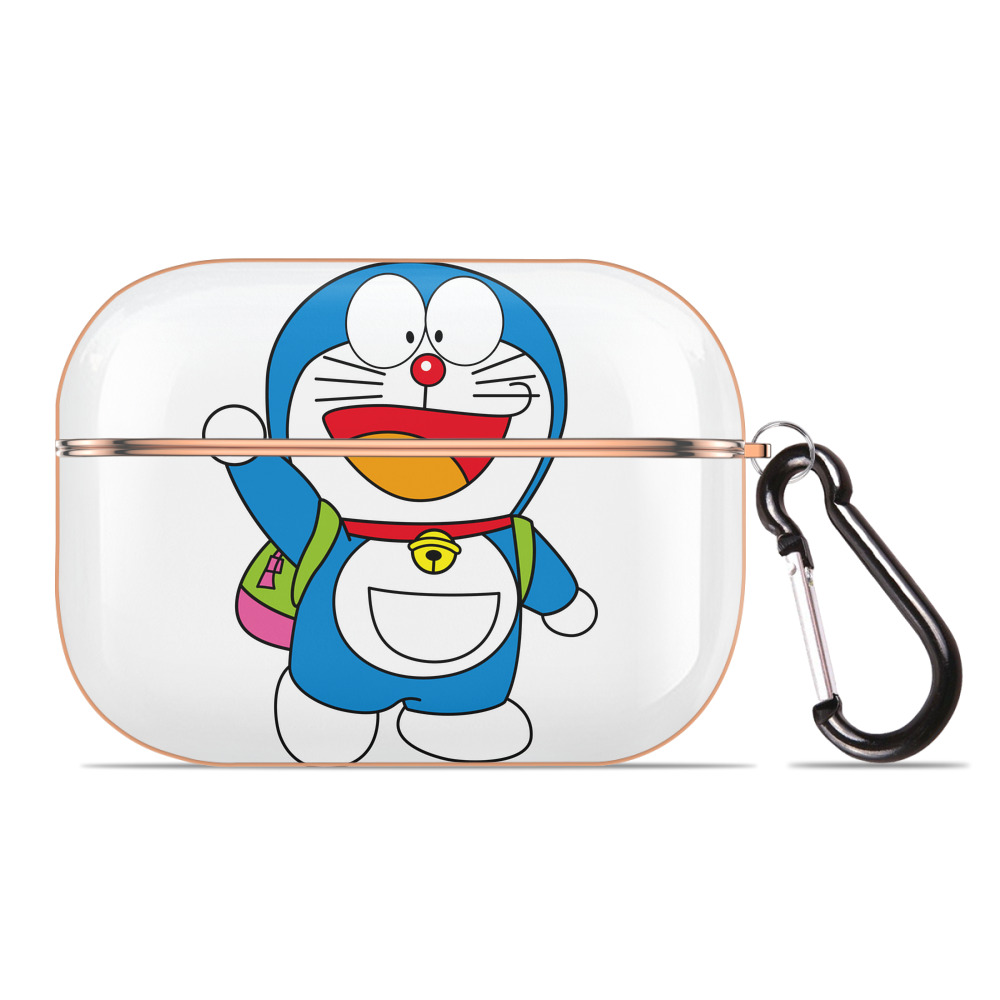 （画像用） ドラえもん Doraemon 【AirPods Pro用】ハードシェル保護ケース｜耐衝撃・防指紋・カラビナ付き商品仕様