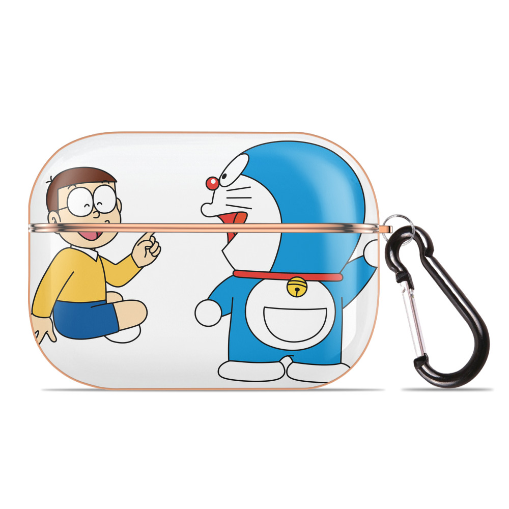 （画像用） ドラえもん Doraemon 【AirPods Pro用】ハードシェル保護ケース｜耐衝撃・防指紋・カラビナ付き商品仕様