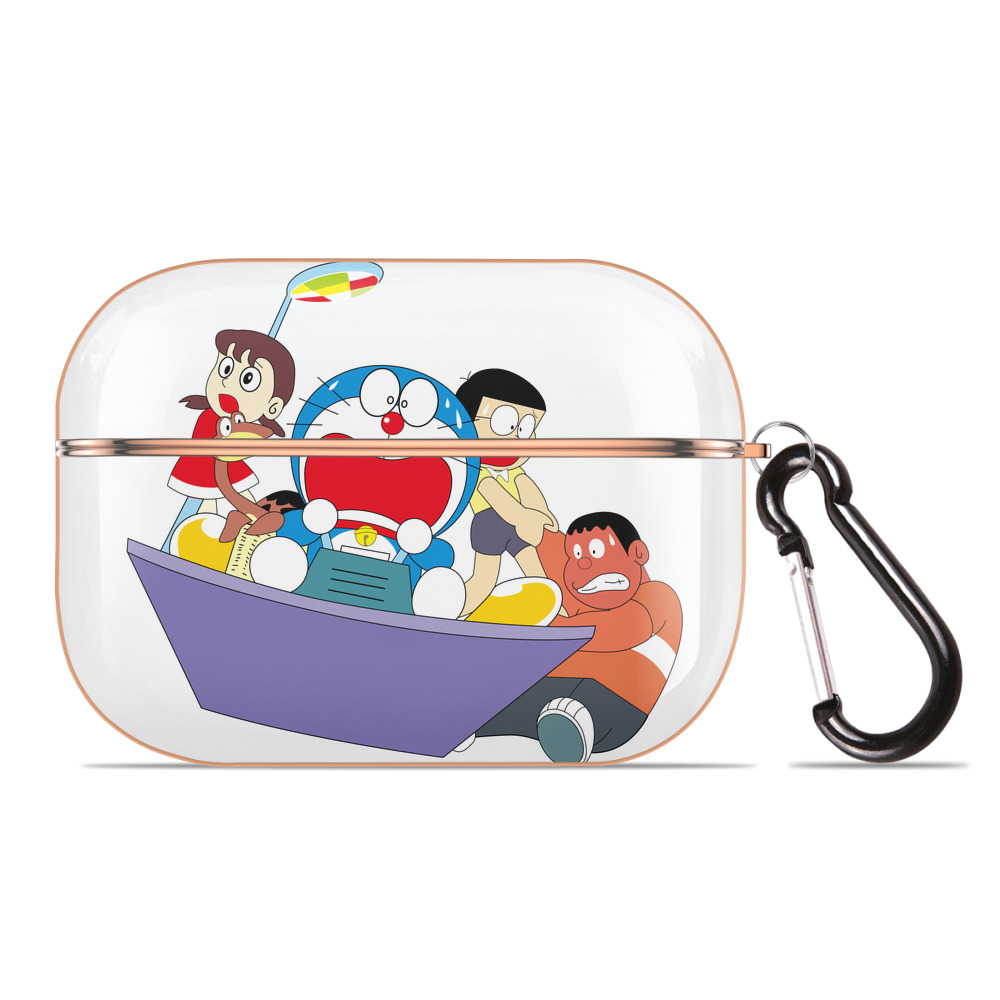 （画像用） ドラえもん Doraemon 【AirPods Pro用】ハードシェル保護ケース｜耐衝撃・防指紋・カラビナ付き商品仕様