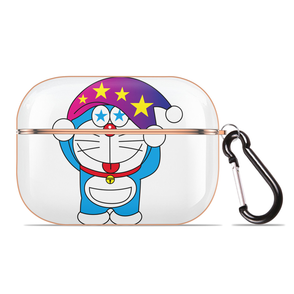（画像用） ドラえもん Doraemon 【AirPods Pro用】ハードシェル保護ケース｜耐衝撃・防指紋・カラビナ付き商品仕様