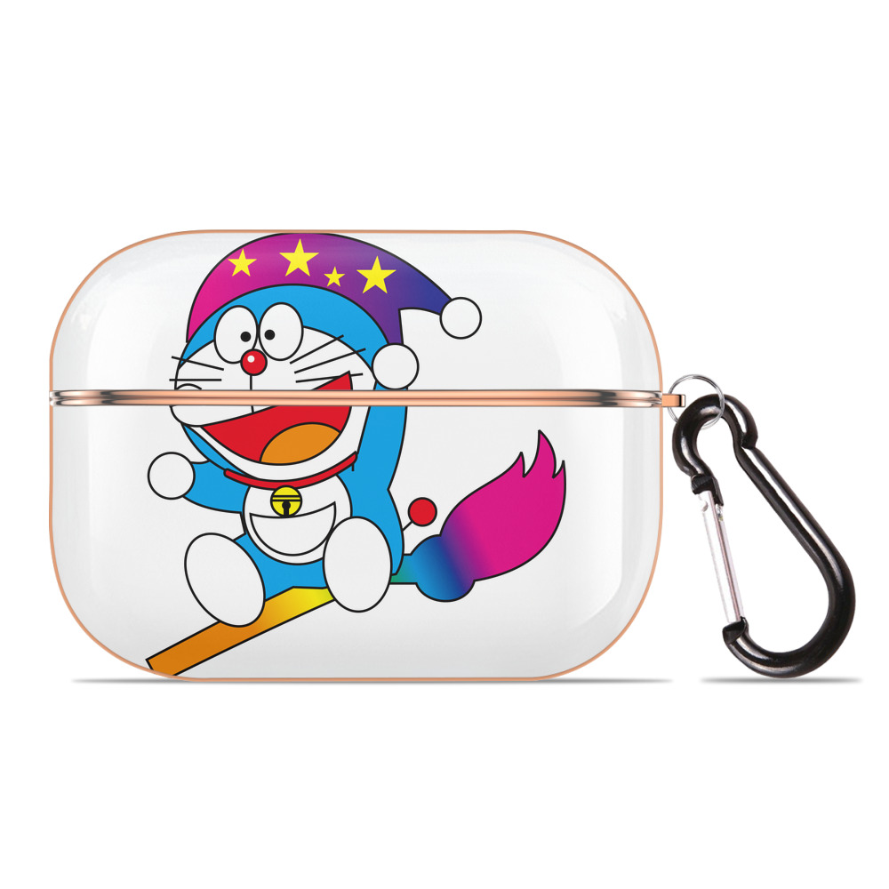 （画像用） ドラえもん Doraemon 【AirPods Pro用】ハードシェル保護ケース｜耐衝撃・防指紋・カラビナ付き商品仕様