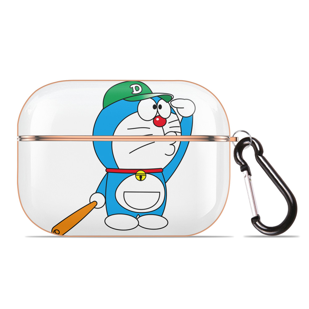 （画像用） ドラえもん Doraemon 【AirPods Pro用】ハードシェル保護ケース｜耐衝撃・防指紋・カラビナ付き商品仕様