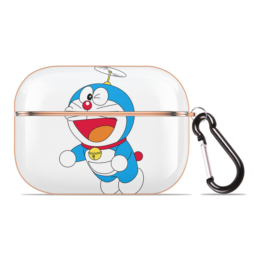 （画像用） ドラえもん Doraemon 【AirPods Pro用】ハードシェル保護ケース｜耐衝撃・防指紋・カラビナ付き商品仕様