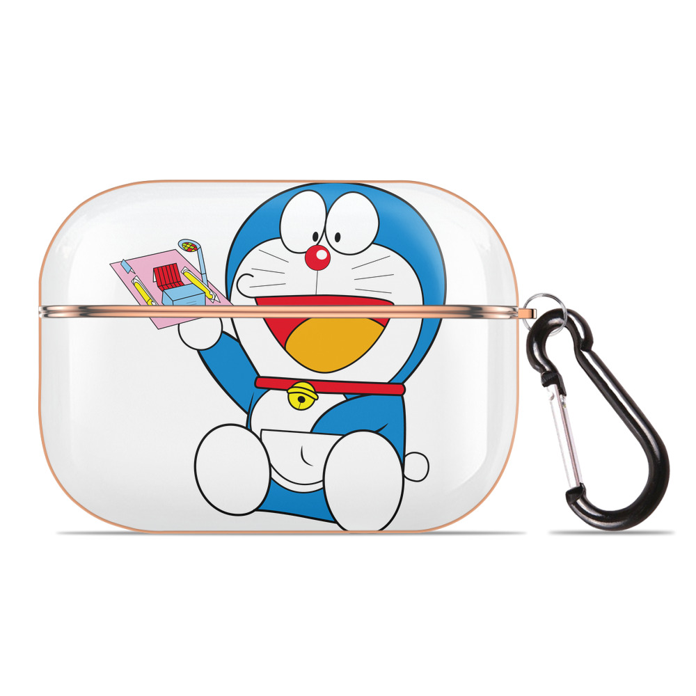 （画像用） ドラえもん Doraemon 【AirPods Pro用】ハードシェル保護ケース｜耐衝撃・防指紋・カラビナ付き商品仕様