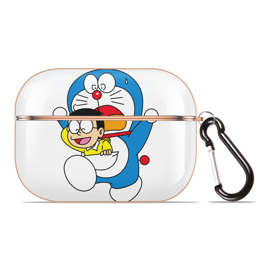 （画像用） ドラえもん Doraemon 【AirPods Pro用】ハードシェル保護ケース｜耐衝撃・防指紋・カラビナ付き商品仕様