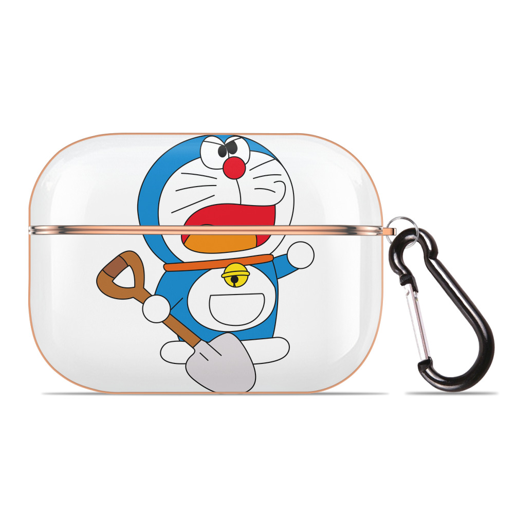 （画像用） ドラえもん Doraemon 【AirPods Pro用】ハードシェル保護ケース｜耐衝撃・防指紋・カラビナ付き商品仕様