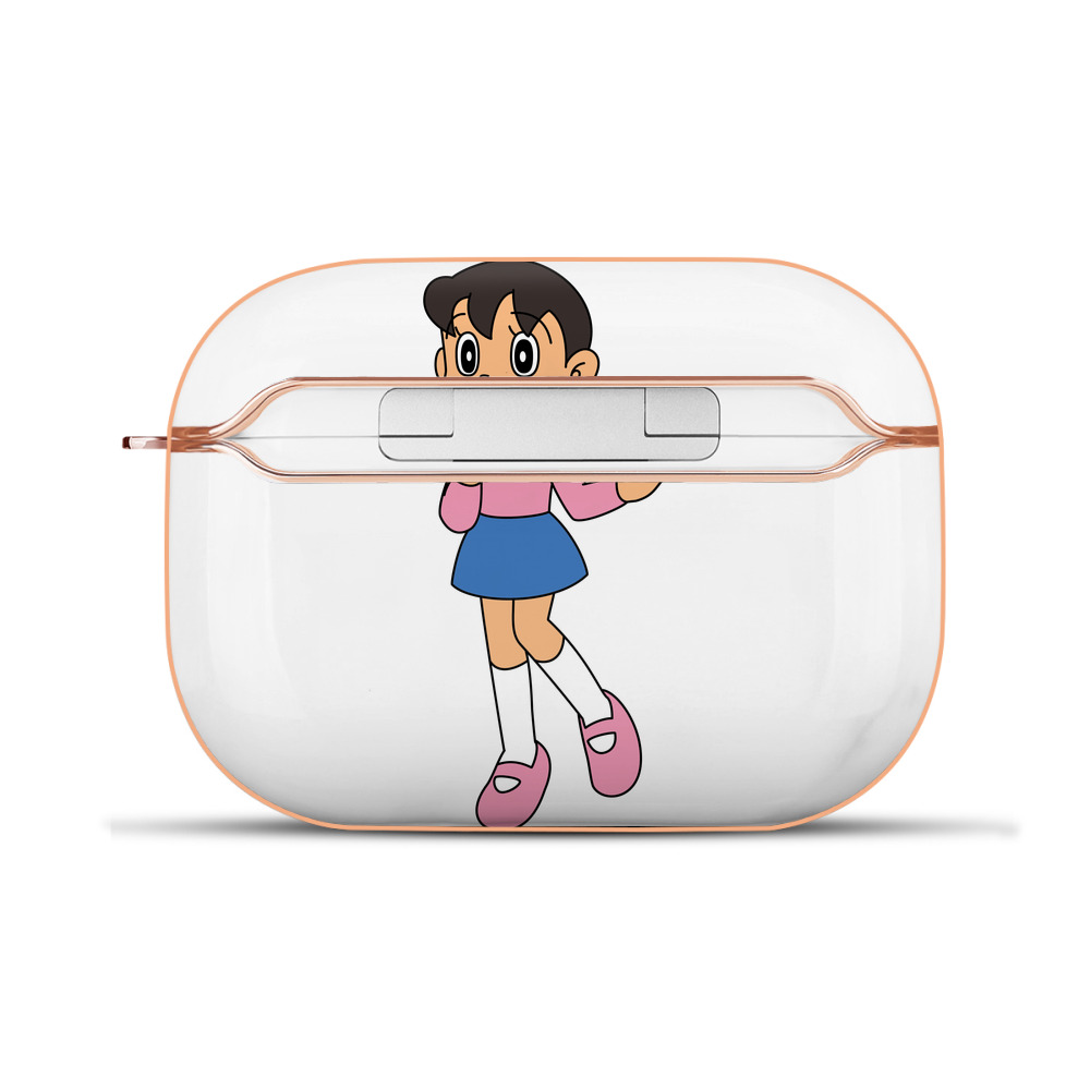 （画像用） ドラえもん みなもと しずか Doraemon Shizuka Minamoto 【AirPods Pro用】ハードシェル保護ケース｜耐衝撃・防指紋・カラビナ付き商品仕様
