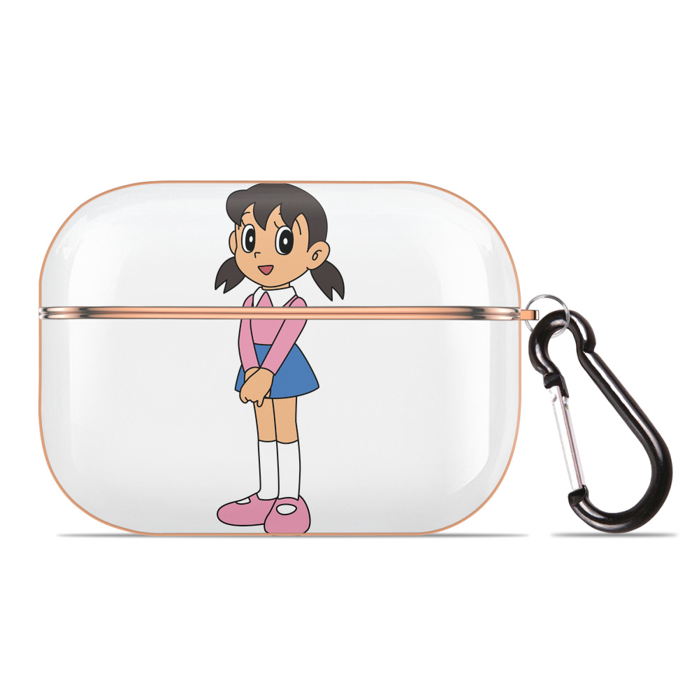（画像用） ドラえもん みなもと しずか Doraemon Shizuka Minamoto 【AirPods Pro用】ハードシェル保護ケース｜耐衝撃・防指紋・カラビナ付き商品仕様