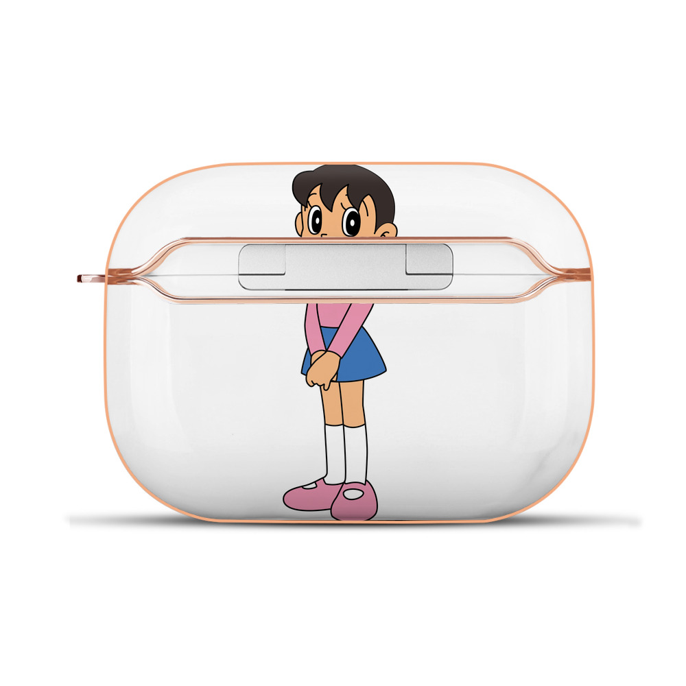 （画像用） ドラえもん みなもと しずか Doraemon Shizuka Minamoto 【AirPods Pro用】ハードシェル保護ケース｜耐衝撃・防指紋・カラビナ付き商品仕様