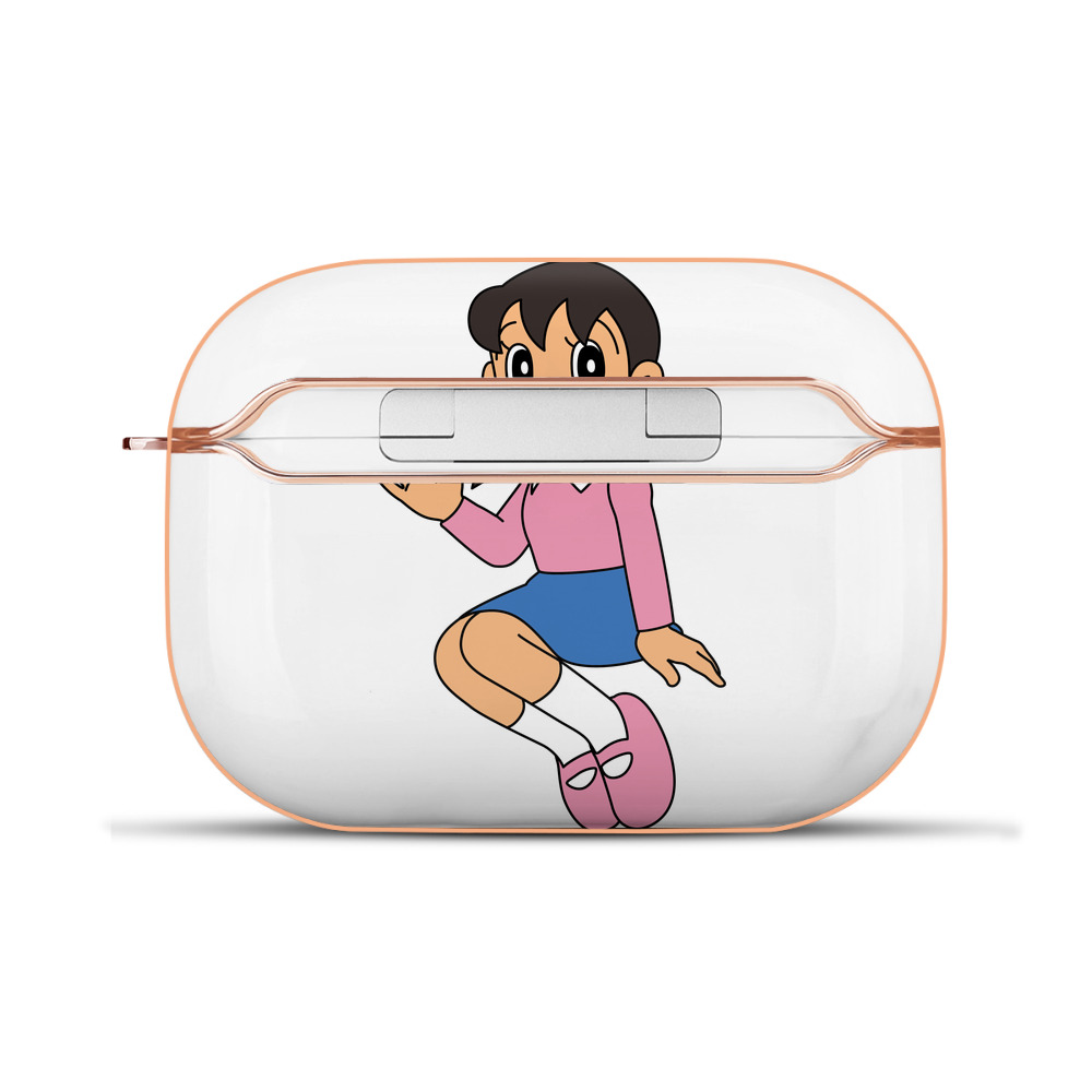 （画像用） ドラえもん みなもと しずか Doraemon Shizuka Minamoto 【AirPods Pro用】ハードシェル保護ケース｜耐衝撃・防指紋・カラビナ付き商品仕様