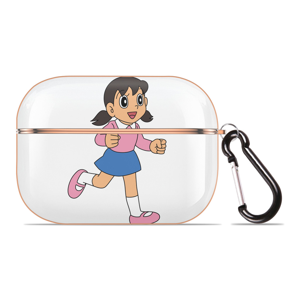 （画像用） ドラえもん みなもと しずか Doraemon Shizuka Minamoto 【AirPods Pro用】ハードシェル保護ケース｜耐衝撃・防指紋・カラビナ付き商品仕様
