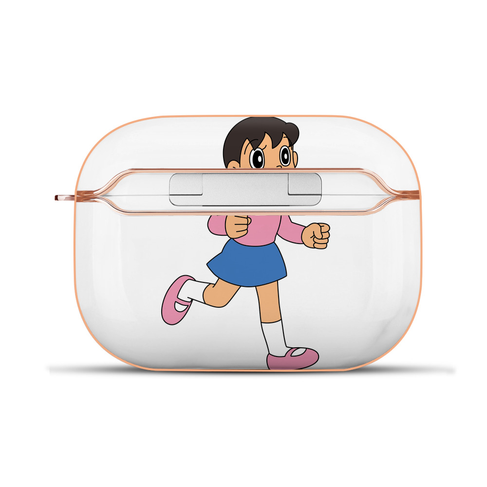 （画像用） ドラえもん みなもと しずか Doraemon Shizuka Minamoto 【AirPods Pro用】ハードシェル保護ケース｜耐衝撃・防指紋・カラビナ付き商品仕様