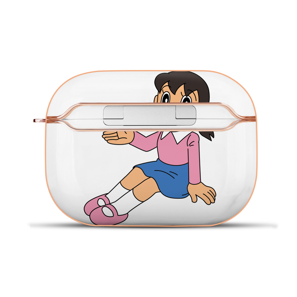 （画像用） ドラえもん みなもと しずか Doraemon Shizuka Minamoto 【AirPods Pro用】ハードシェル保護ケース｜耐衝撃・防指紋・カラビナ付き商品仕様