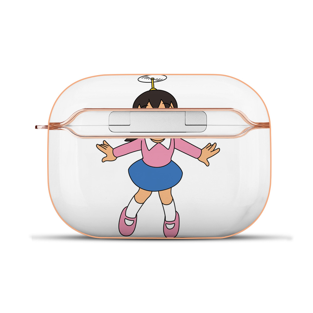 （画像用） ドラえもん みなもと しずか Doraemon Shizuka Minamoto 【AirPods Pro用】ハードシェル保護ケース｜耐衝撃・防指紋・カラビナ付き商品仕様
